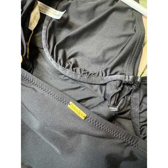 Helen Jon Tankini Size Medium Floating Underwire Black NWT Adjustable NWT $144 - Picture 7 of 10